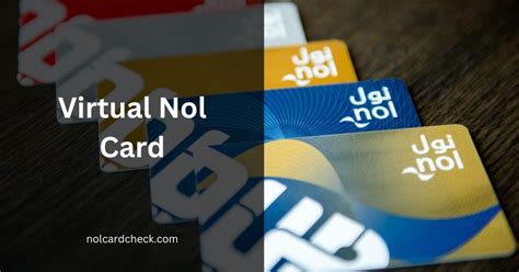 nol card nfc|virtual Nol Card.